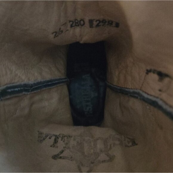 Estrella Made In Mexico Leather Boots Men Size 9 Square Toe Used 012026 - Picture 7 of 8